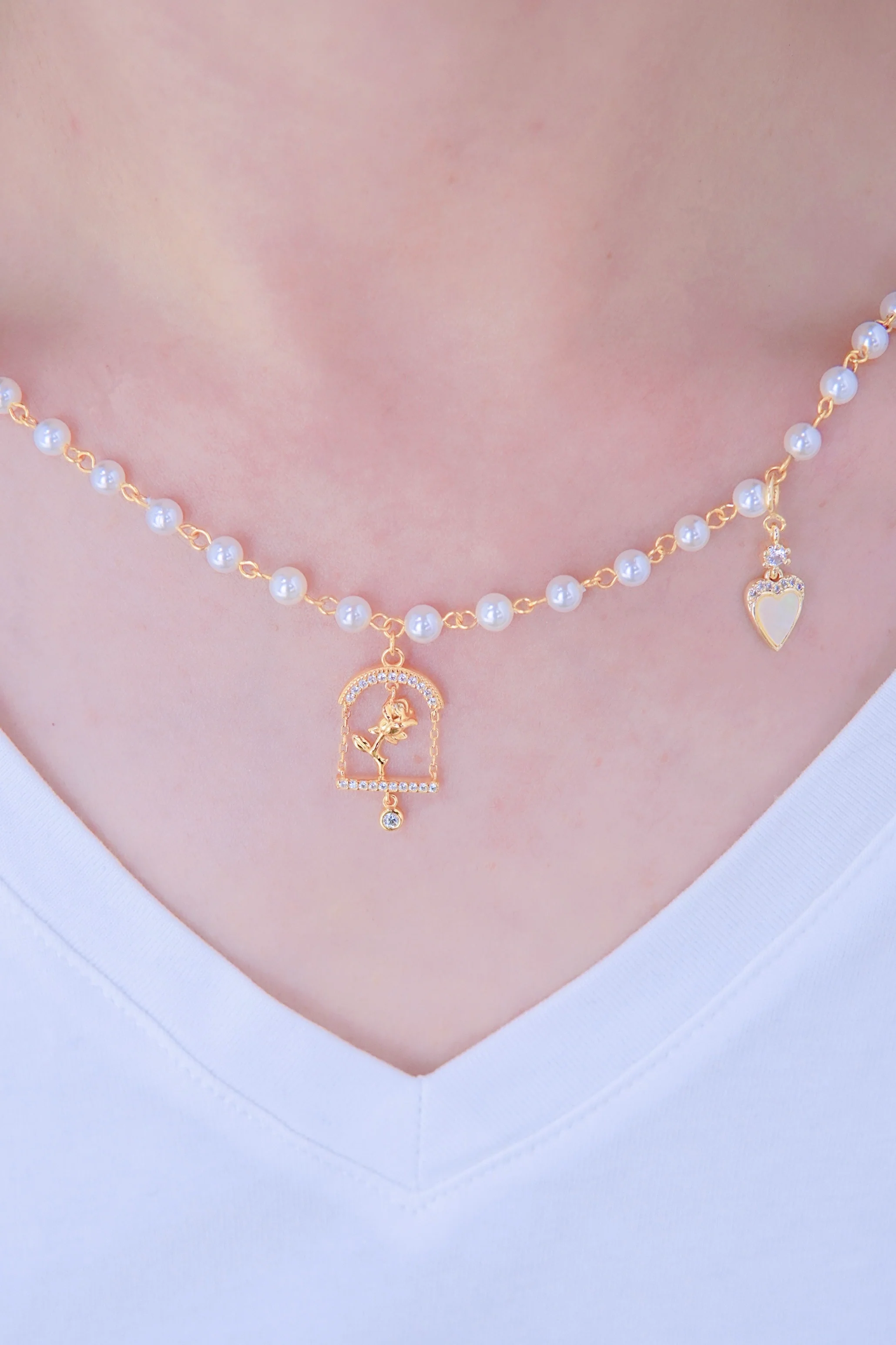 LAFIT �� Rose Castle - Necklace õ�廨ˇ��̮����i朣�����