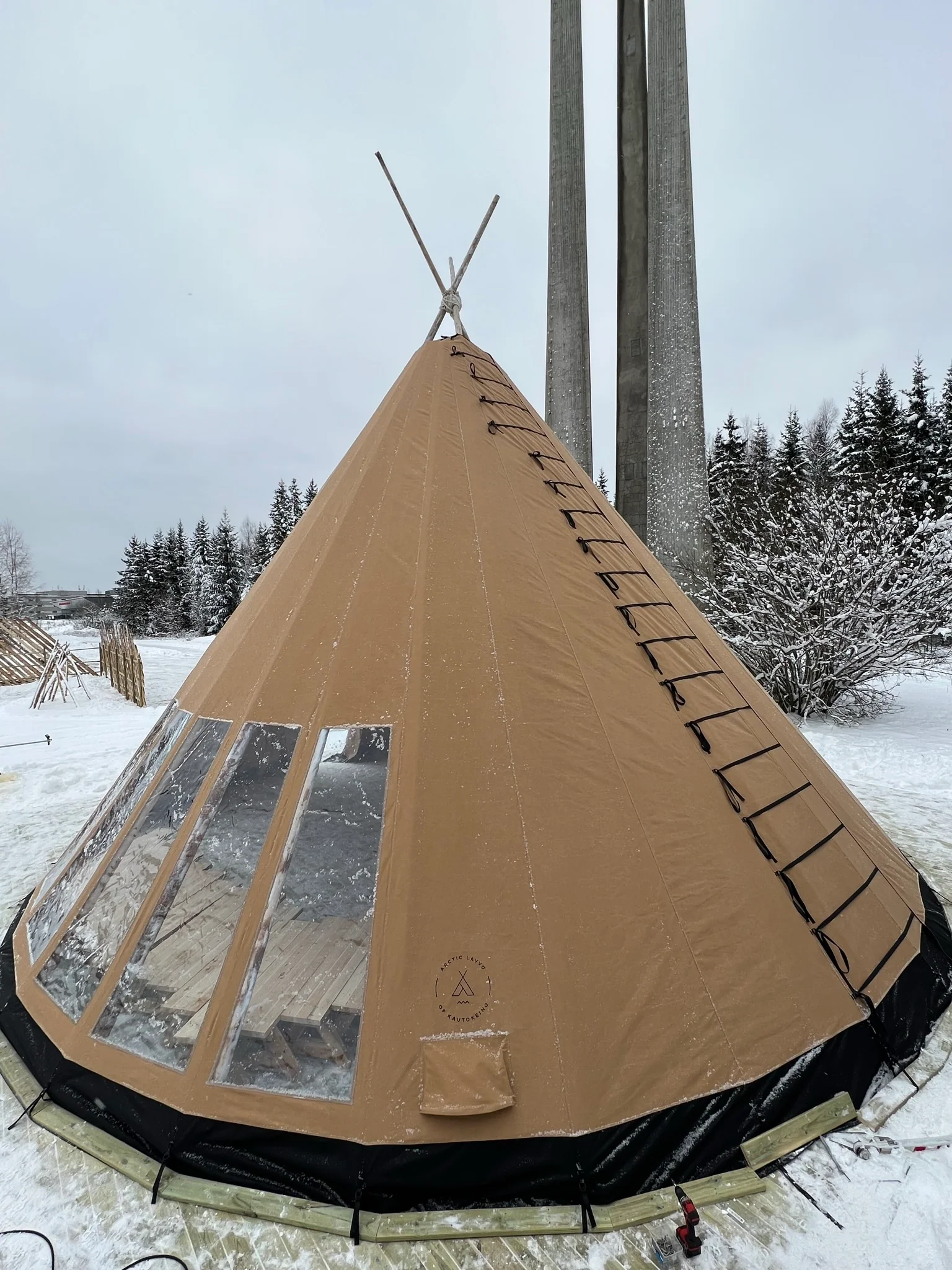 Panorama Venor Storlavvo 100 - komplett med duk og stenger