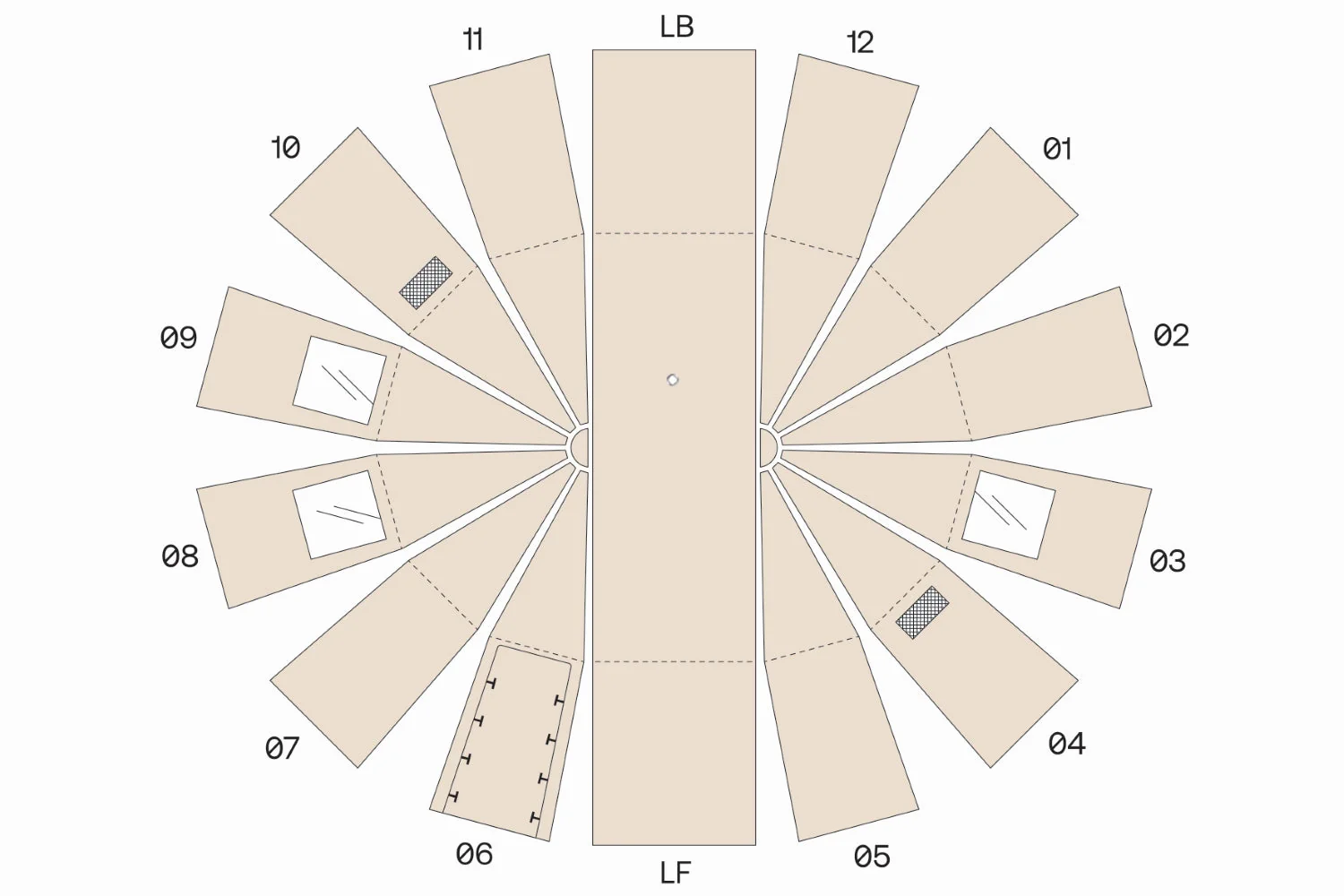 Venor Gamme Lang - allround - beige