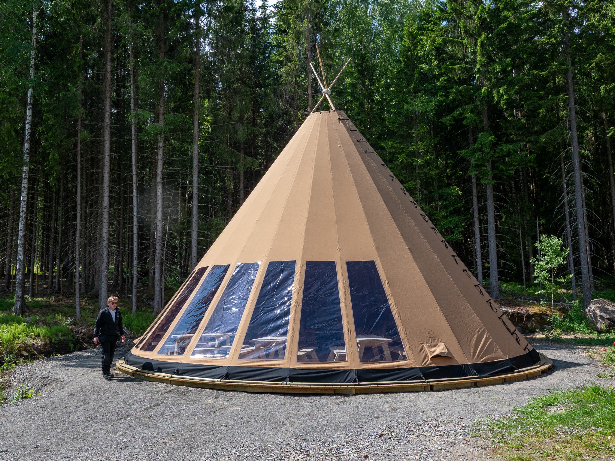 Panorama Venor Storlavvo 100 - komplett med duk og stenger