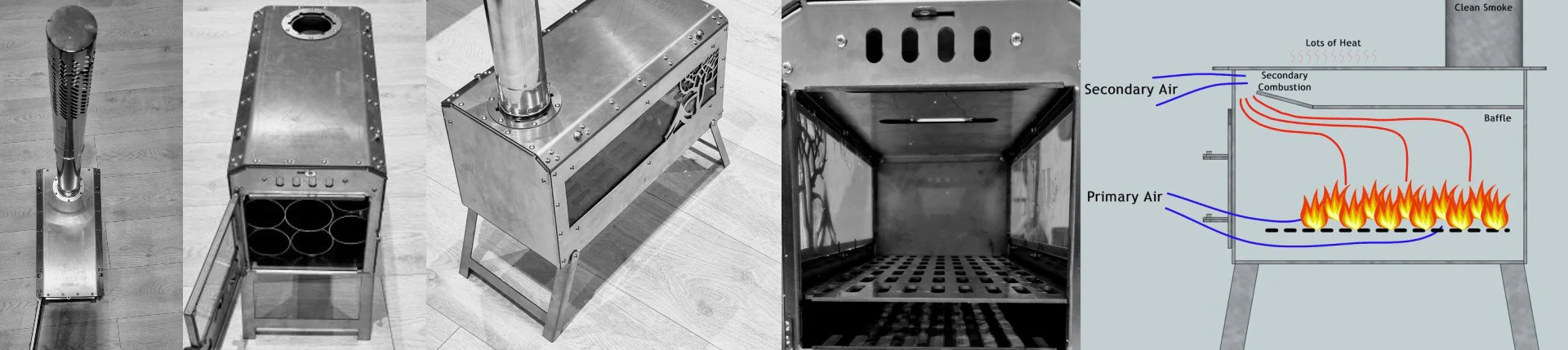 NORTENT teltovn i rustfri stål