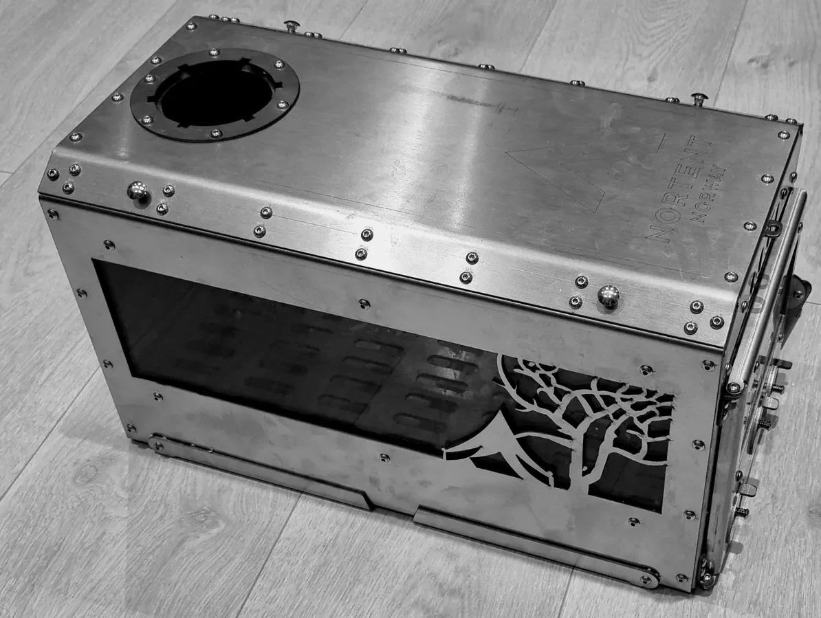 NORTENT teltovn i rustfri stål