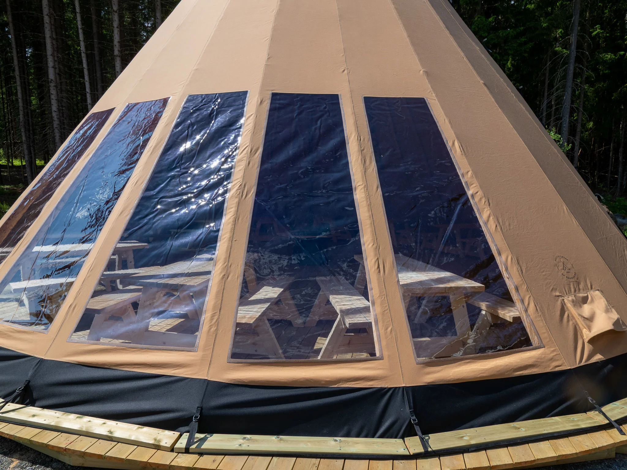 Panorama Venor Storlavvo 100 - komplett med duk og stenger