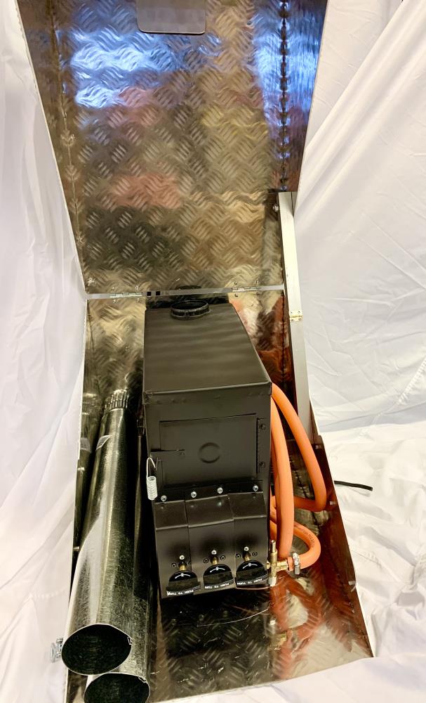 Alukasse for Gassovn