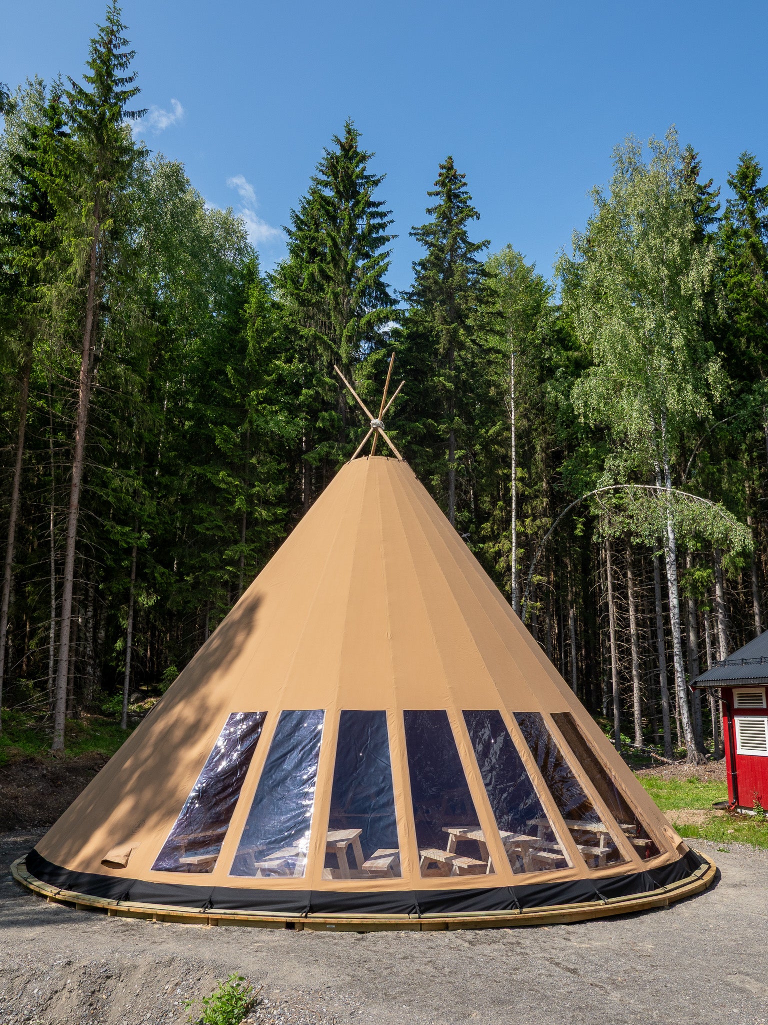 Panorama Venor Storlavvo 100 - komplett med duk og stenger