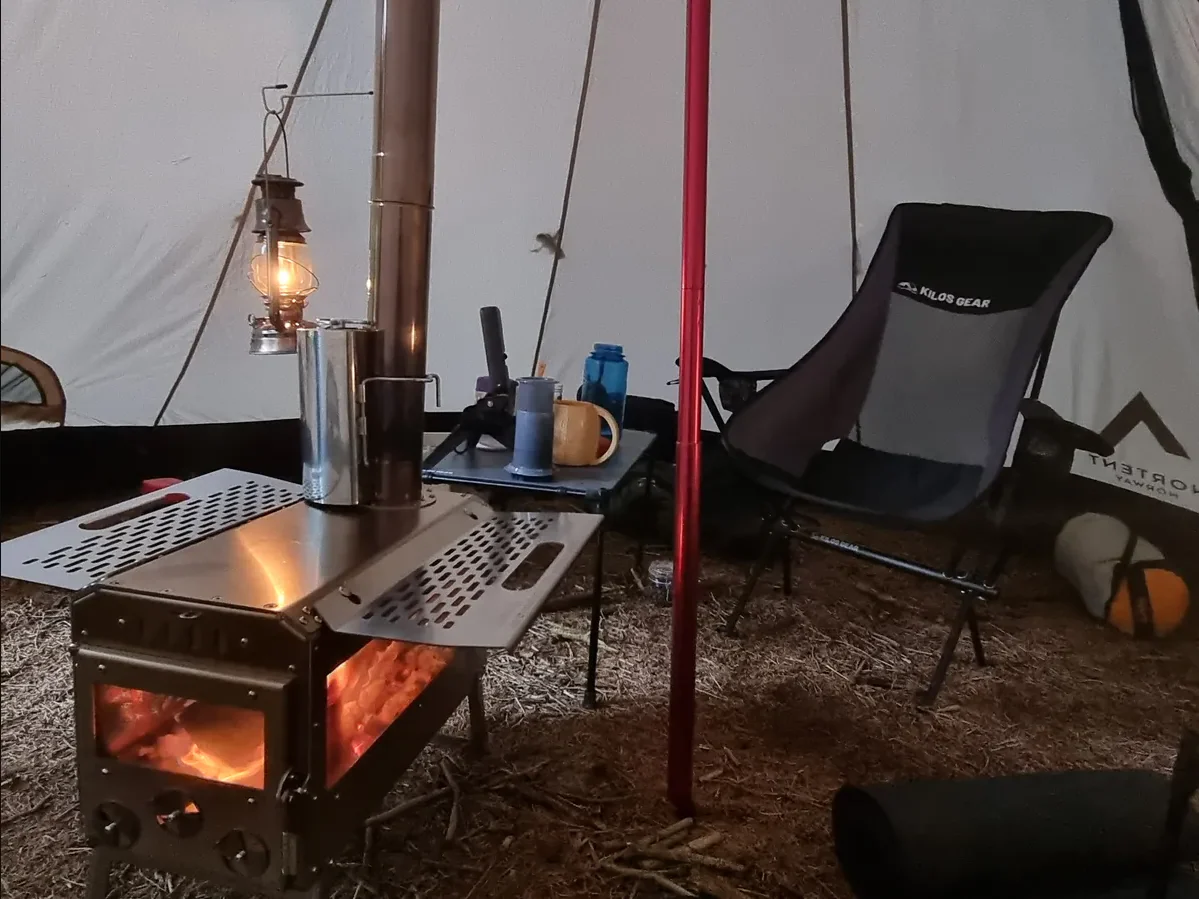 NORTENT teltovn i rustfri stål