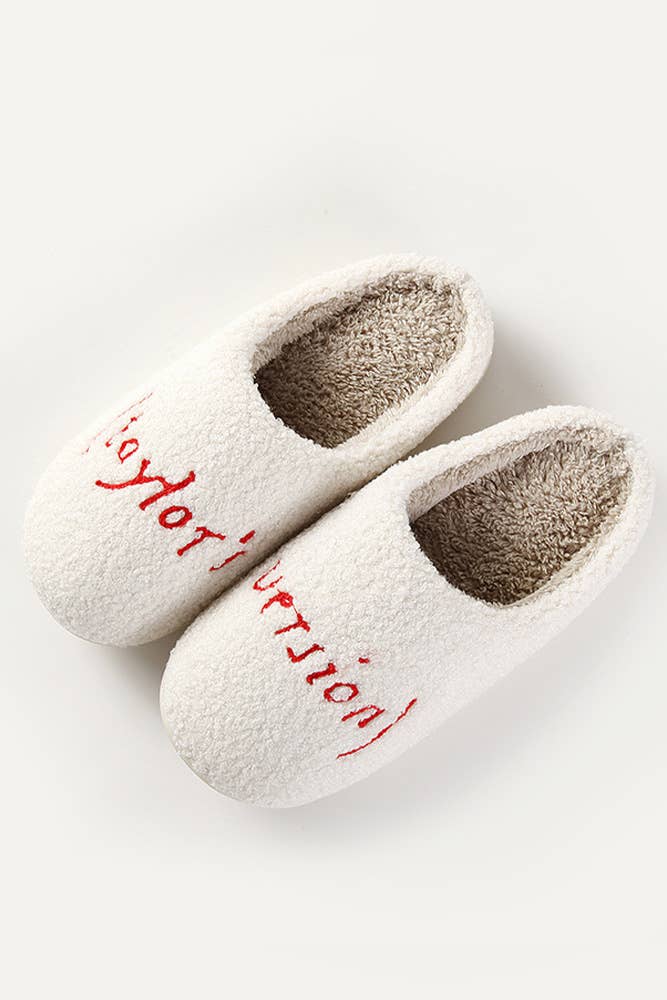 Taylor's Version Slippers Size 8-9