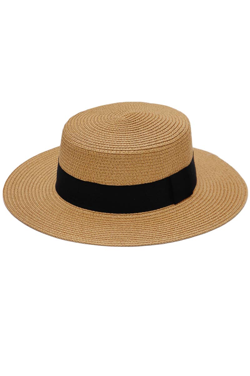 Camel Boater Beach Hat
