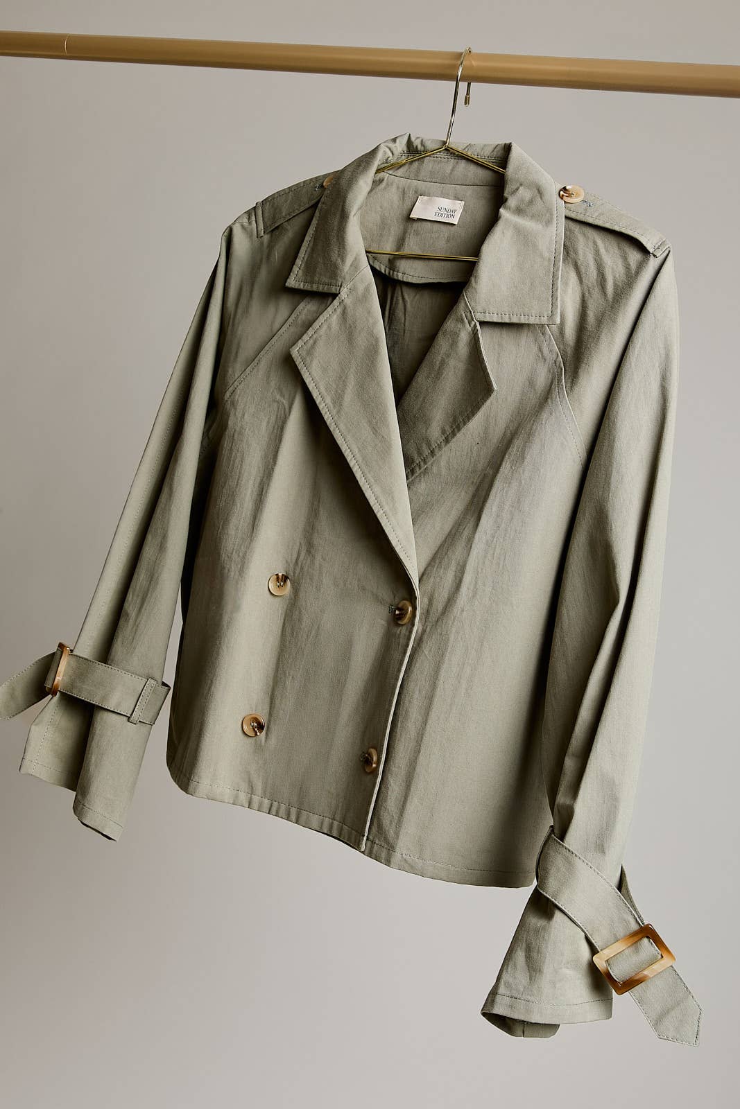 Sunday Edition - SHORT TRENCH JACKET