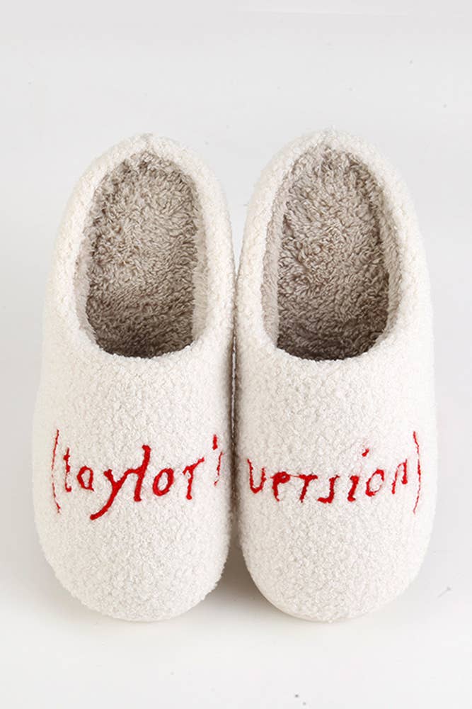 Taylor's Version Slippers Size 8-9