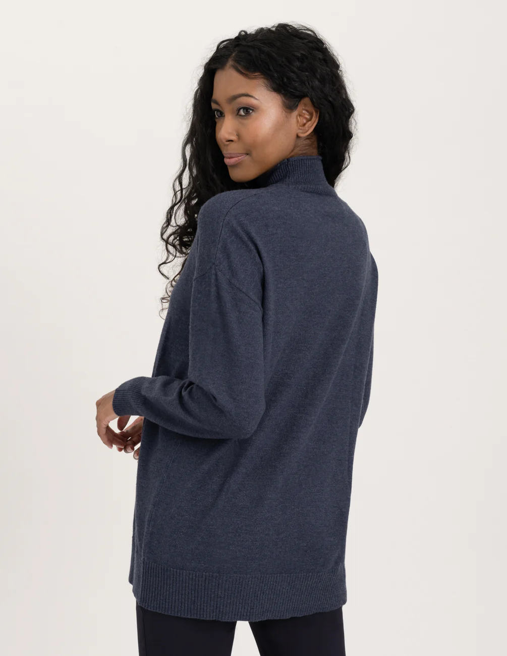 Renuar Indigo Mockneck