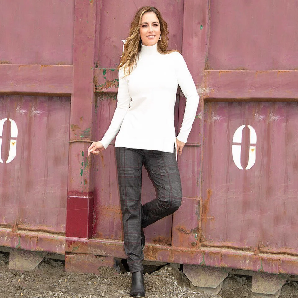 Raffinalla Mockneck Sweater White S