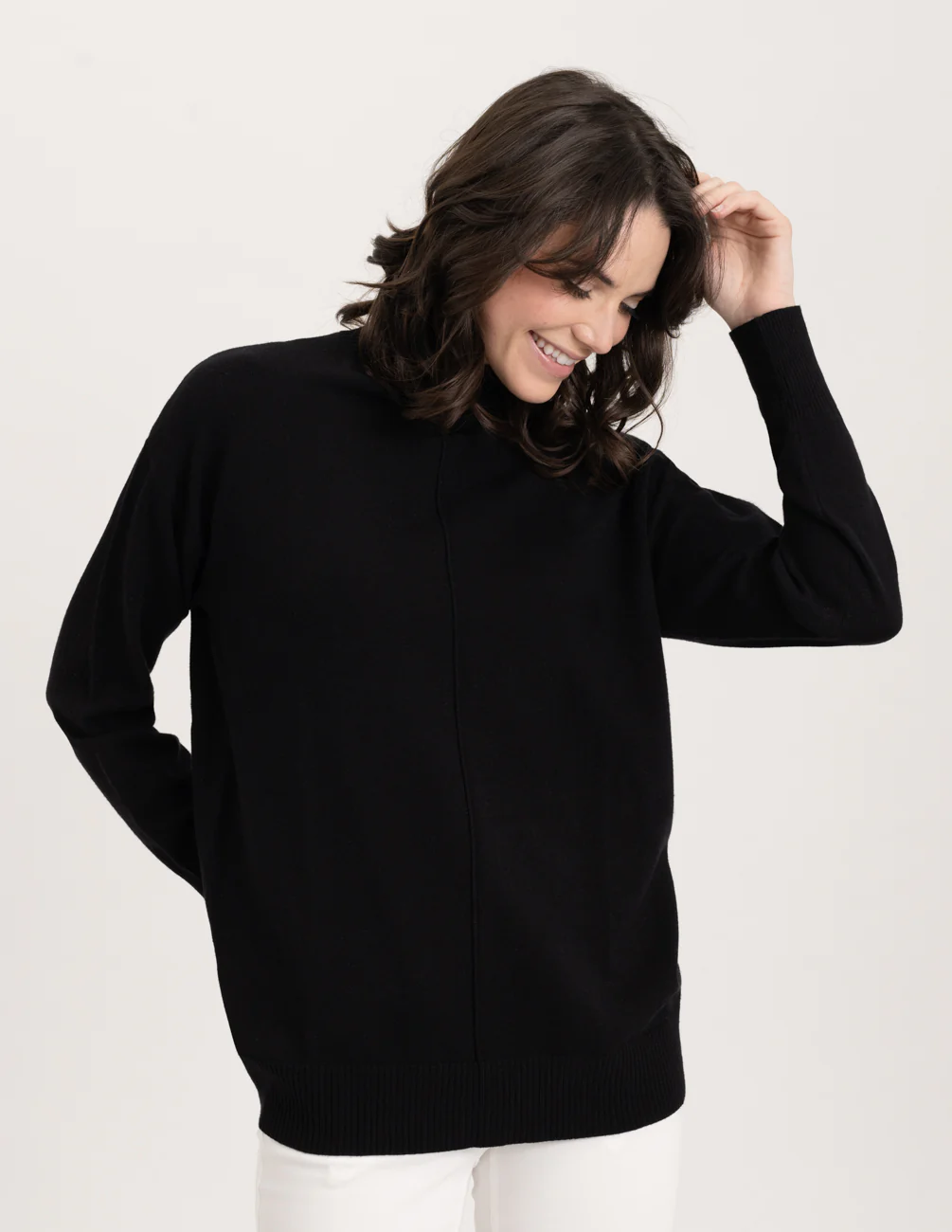Renuar Black Mockneck