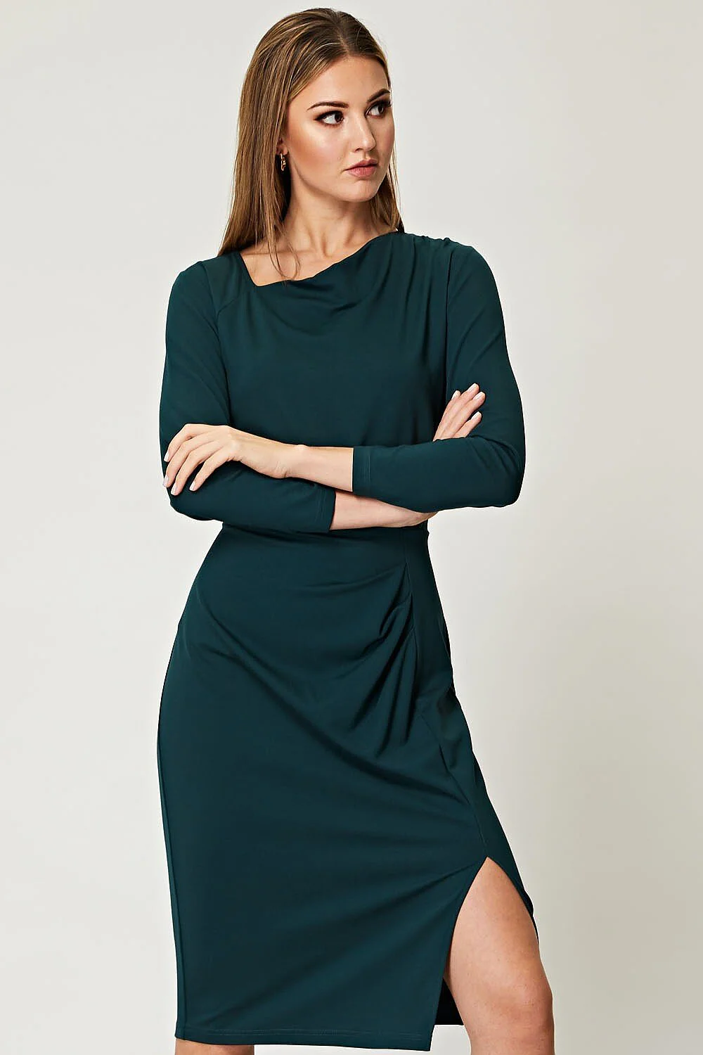 Angeleye Hazel Dress Pine