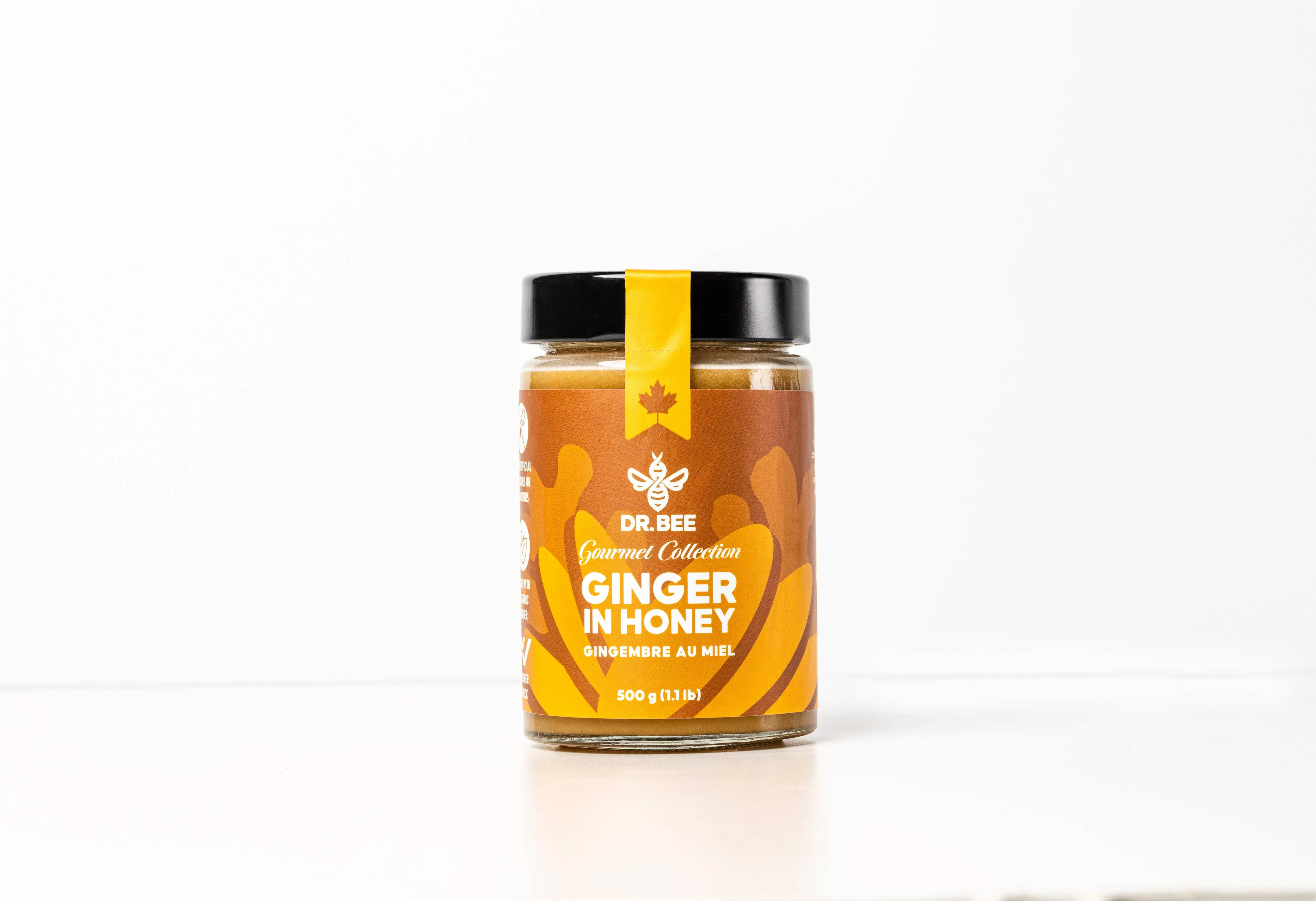Dr. Bee - Ginger in Honey: 8.8 oz (250g)