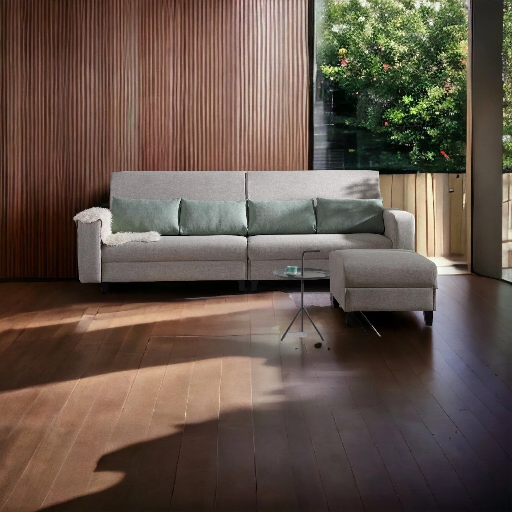 Izumi 伊澄 L型 貓抓皮 棉麻沙發 270cm可改布色