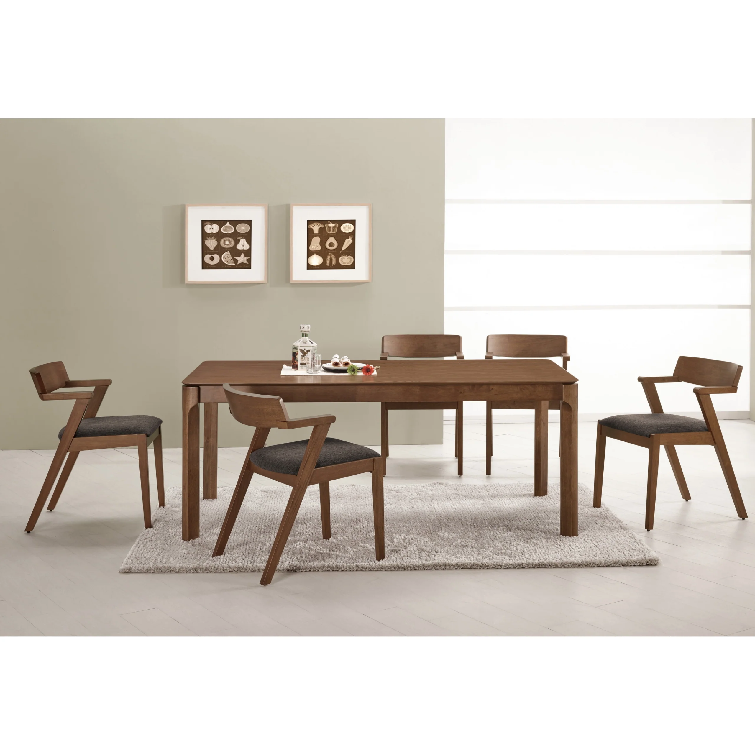 力普雷 Ripley 180cm 胡桃木餐桌!