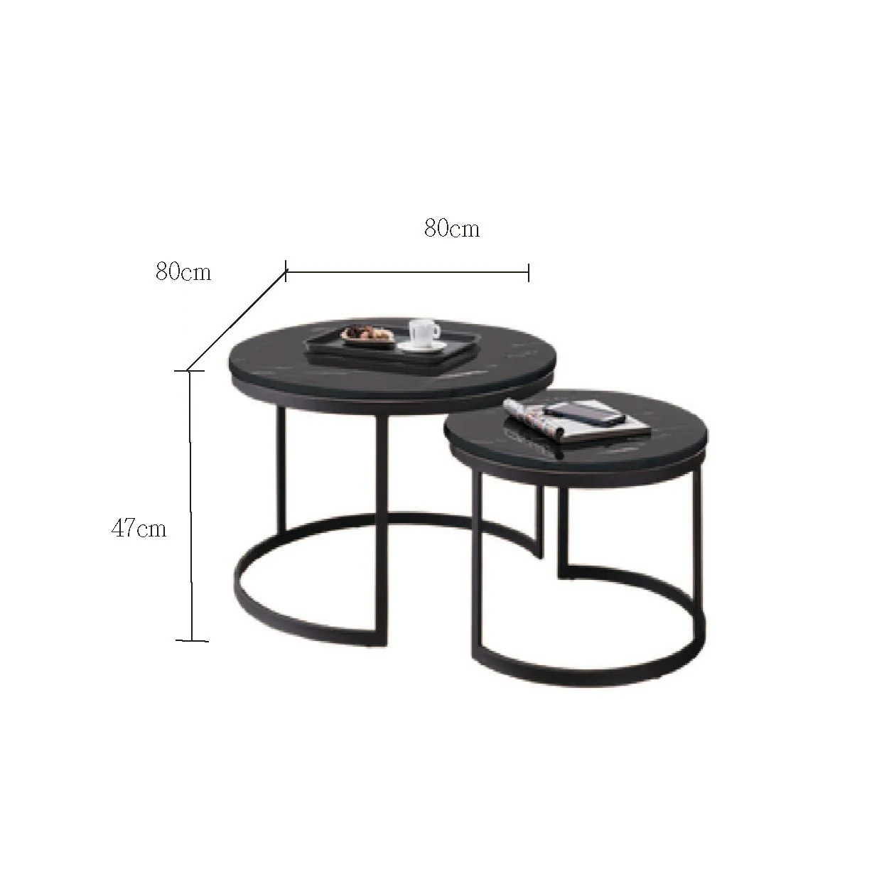 Al-Farouq Aminu 黑色大理石 茶几