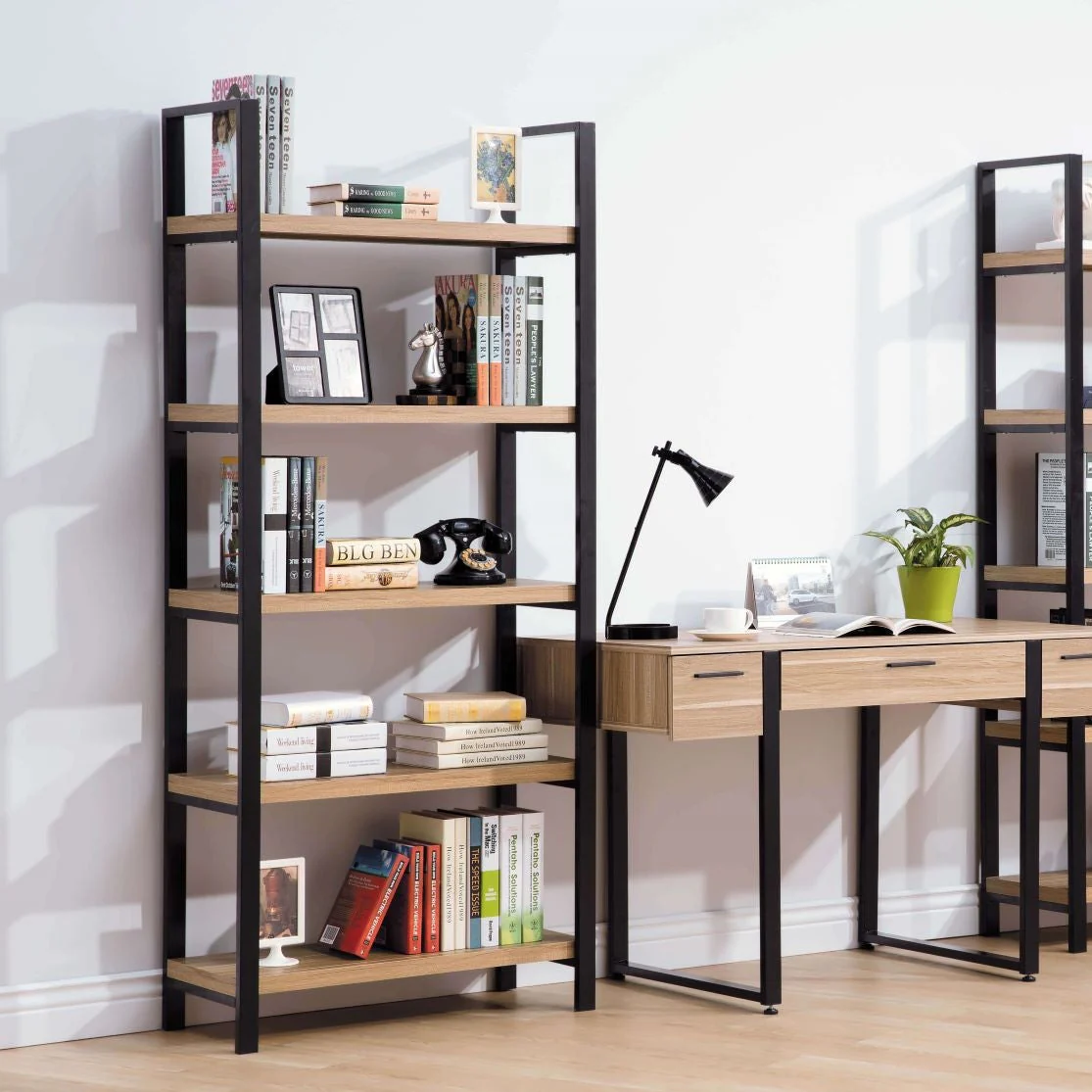 Marco 馬可 工業風原木色 80cm 玄關櫃