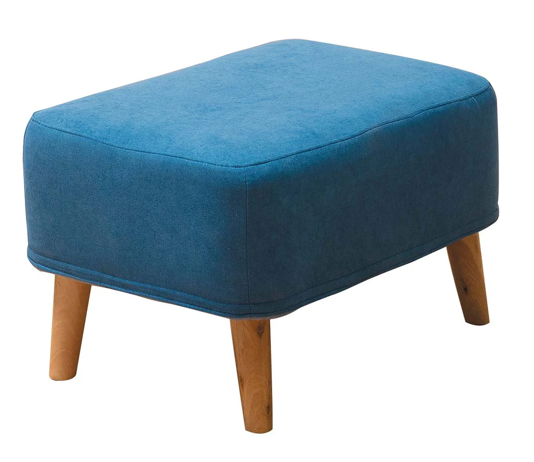 Mirra 米拉 藍色 L型布沙發 234cm