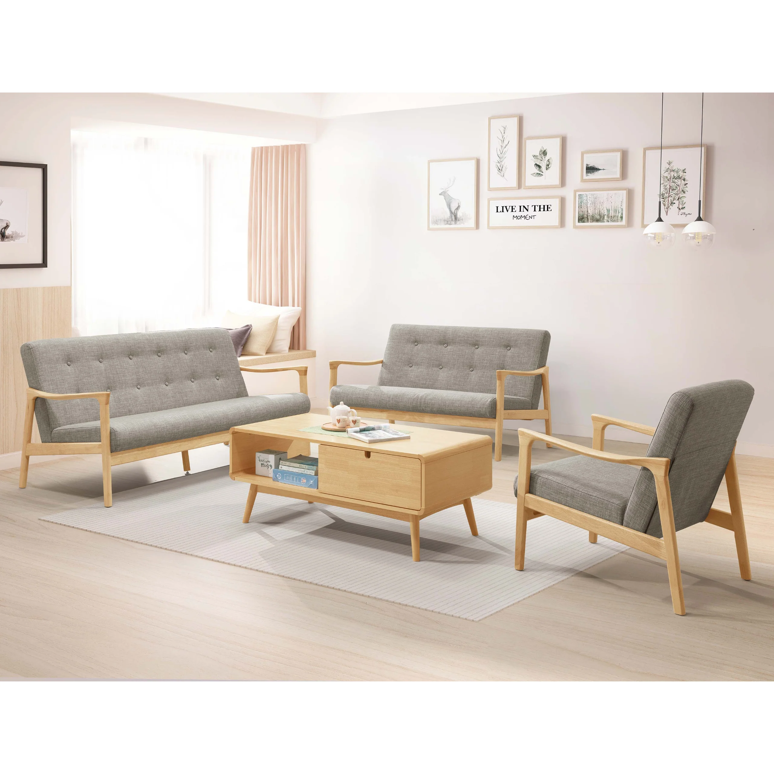 Mia  米亞 布質2人 3人 用沙發