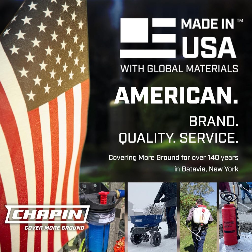 Chapin 8622B 150-Pound Tow Behind Spreader with Auto-Stop Impeller, 11 Gate Adjustments, USA Made