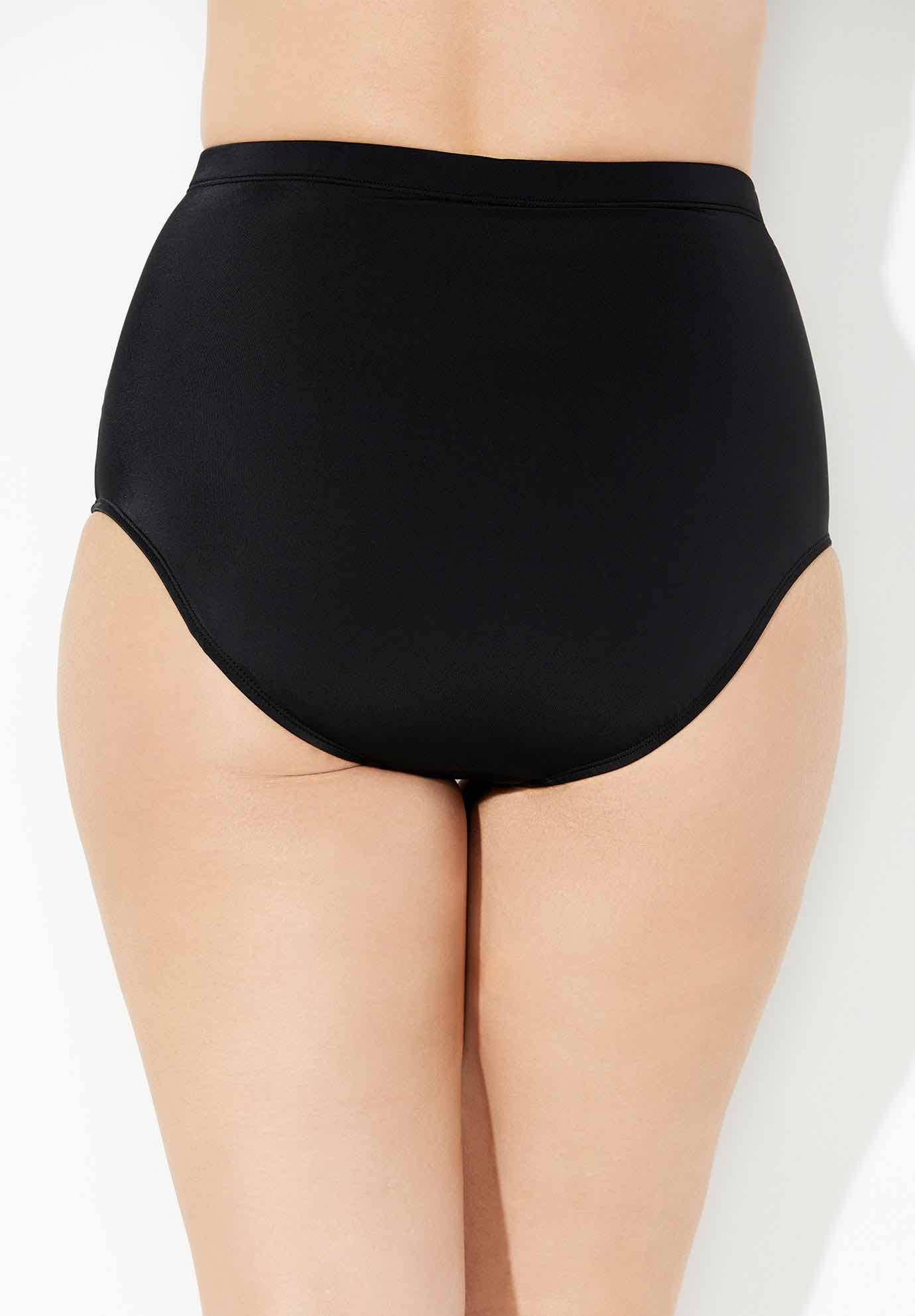 Shirred High Waist Swim Brief