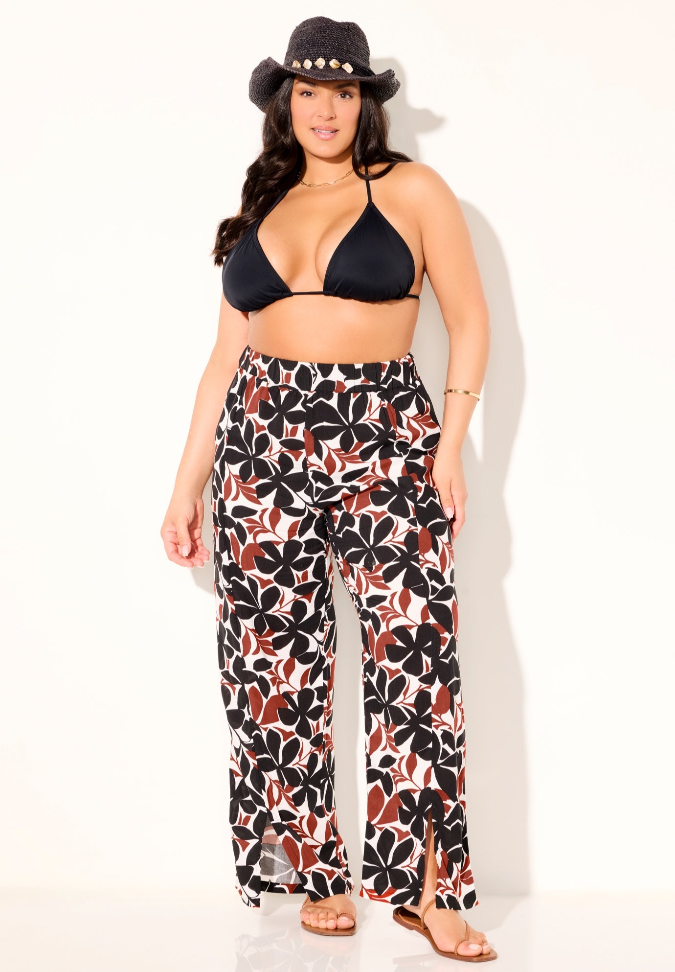 Elastic Waist Lounge Cover Up Pant
