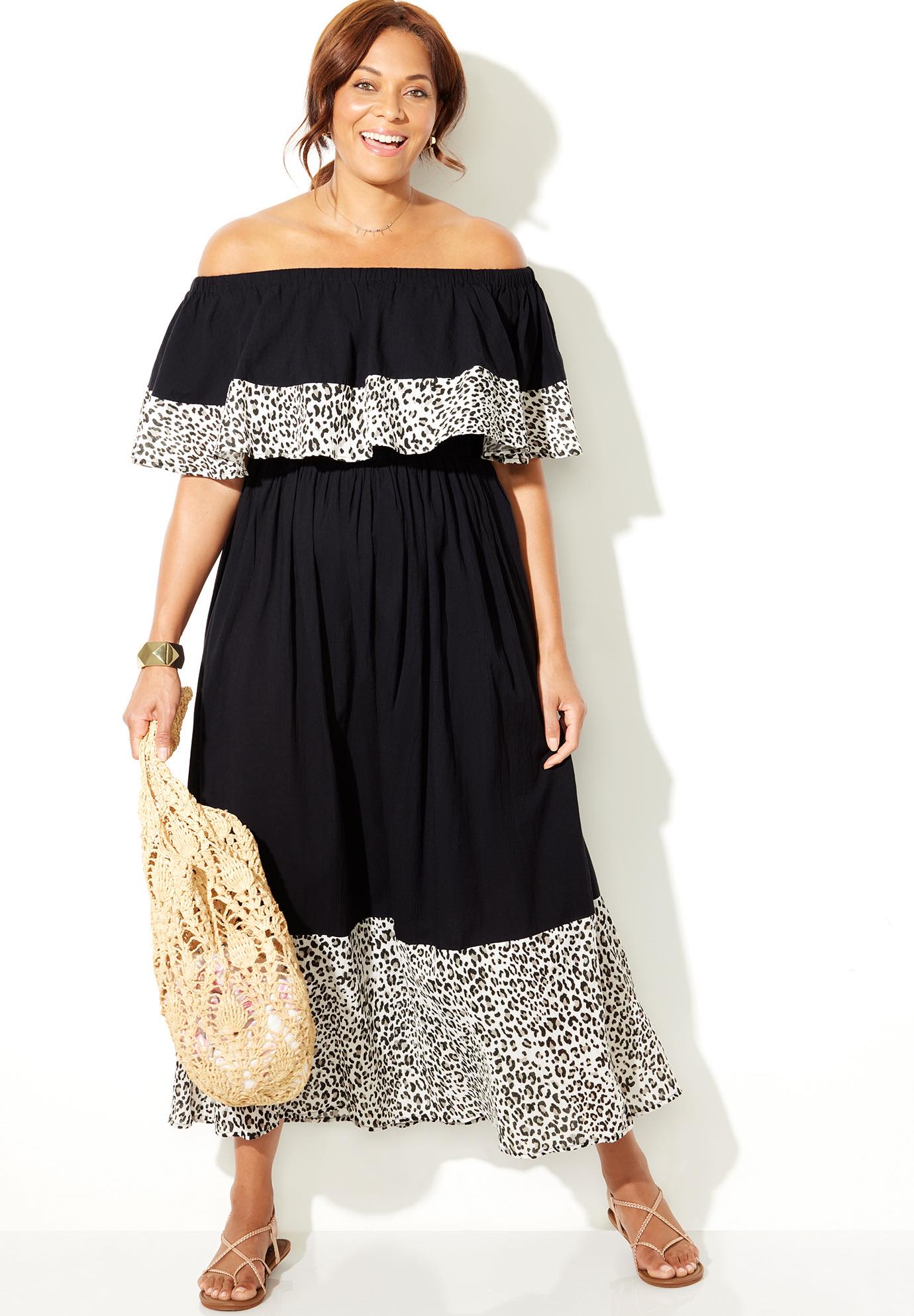 Mia Off the Shoulder Maxi Dress