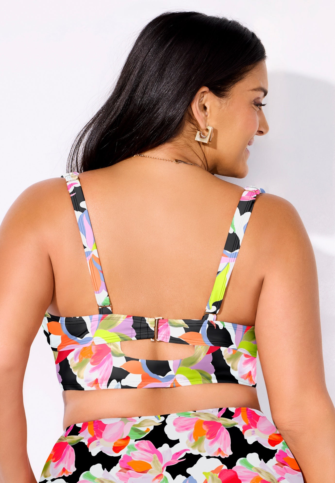 Bra Sized Ring Strap Bikini Top
