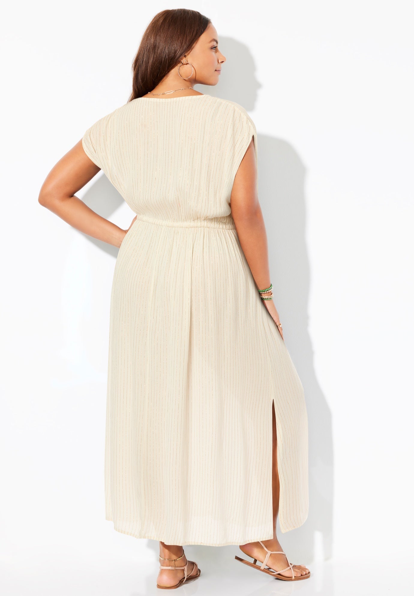 Surplice Maxi Cover Up Dress