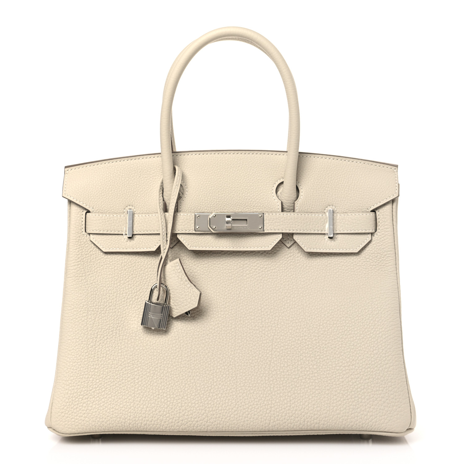 Togo Birkin 30 Craie锛�Silver Lock锛�