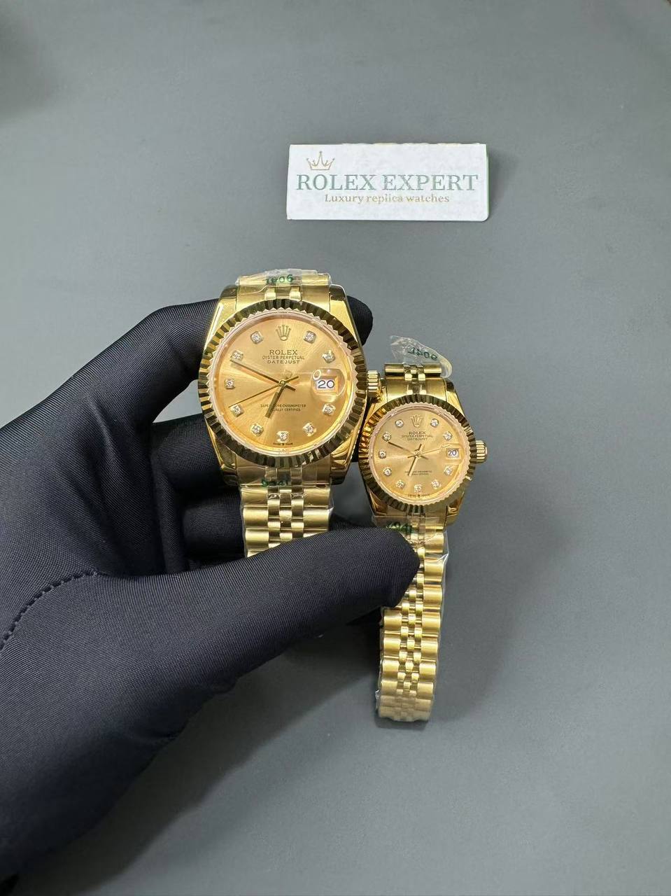 Rolex Datejust 36/28mm RG/RG Jub Gold/Dial