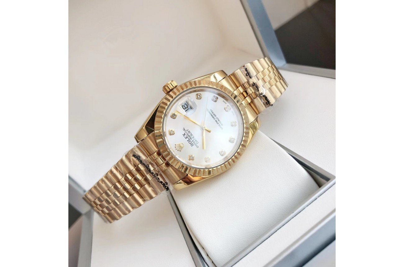 Rolex Datejust 36/28mm RG/RG Jub Sliver/Dial