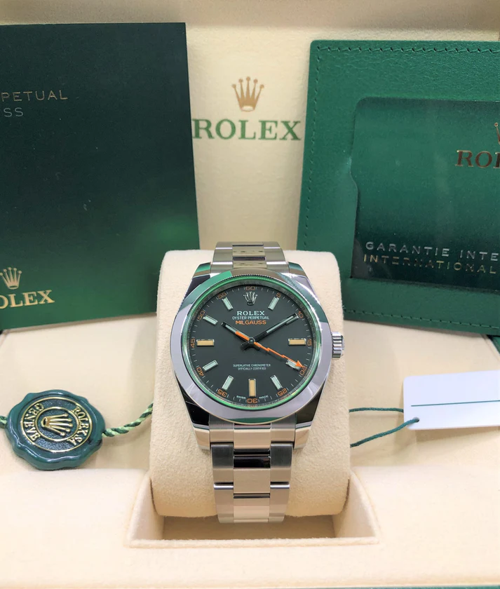 Rolex MILGAUSS Oyster, 40 mm, Oystersteel M116400GV-0002