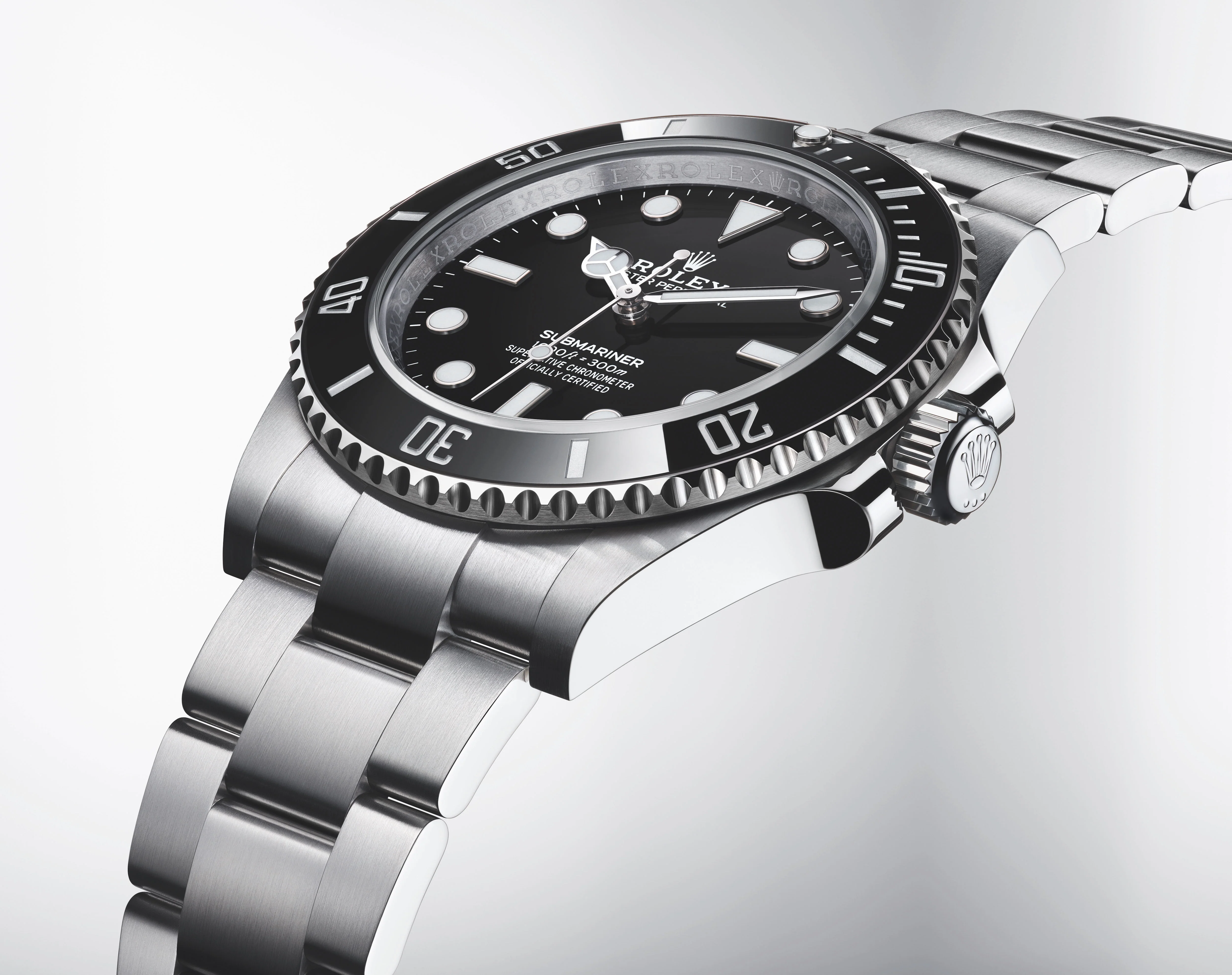 Rolex Submariner No Date Diver Watch Black Dial 40mm 114060-0002