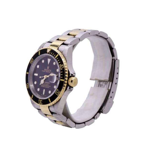 Rolex Submariner Date, 40mm, 18k Yellow Gold and Stainless Steel, Black Dial, 16613
