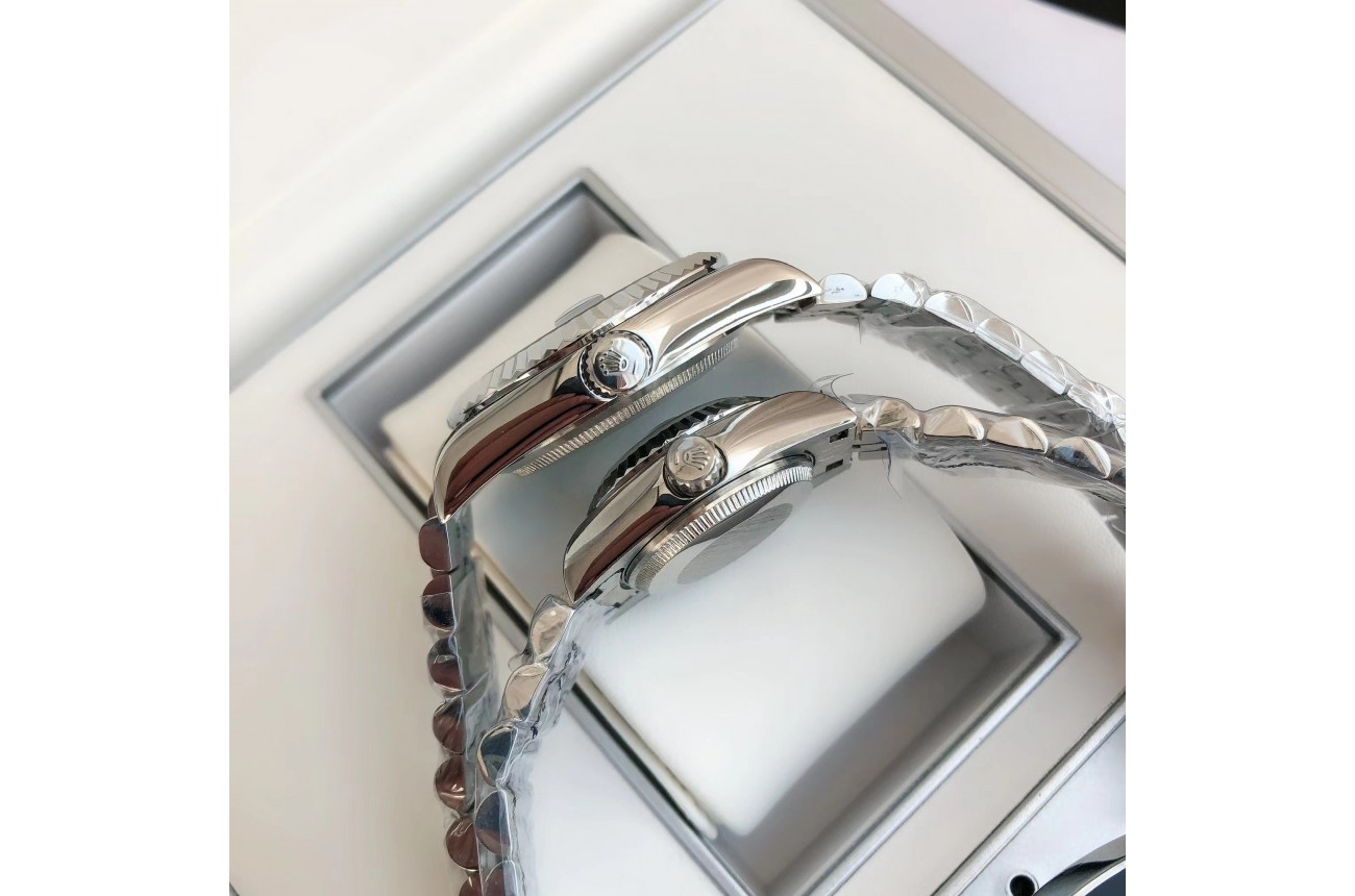 Rolex Datejust 36/28mm SS/SS Jub Black/Dial