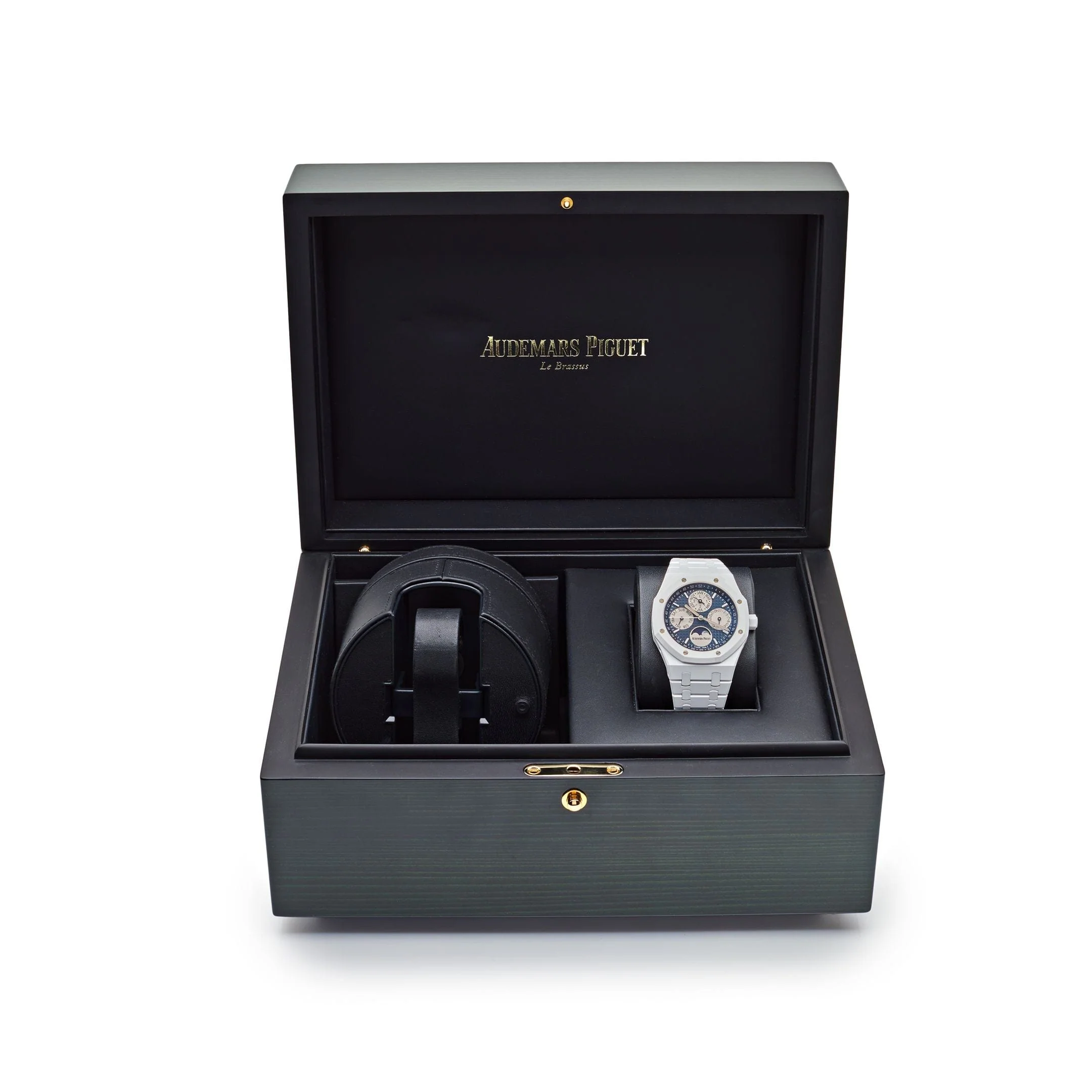 Audemars Piguet Royal Oak Perpetual Calendar 26579CB.OO.1225CB.01 White Ceramic Blue Dial