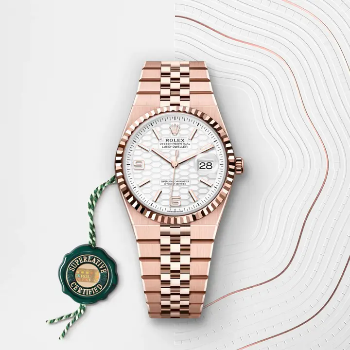 Rolex Land-Dweller 36 Oyster, 36 mm, Everose gold M127235-0001