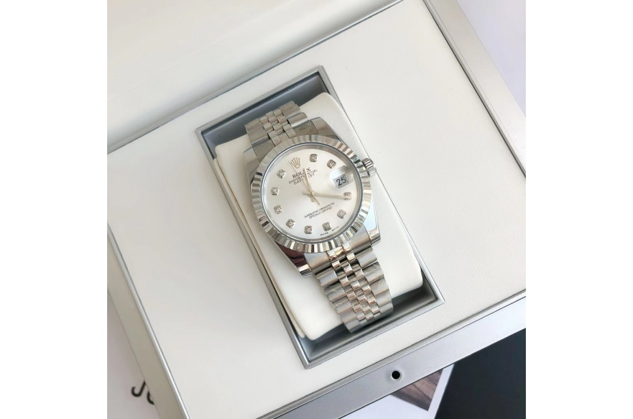 Rolex Datejust 36/28mm SS/SS Jub Sliver/Dia