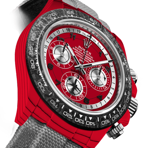 Daytona Dew Collection CarboQuartz Avia Red Premium Super Carbon Fiber Customized Edition Cos