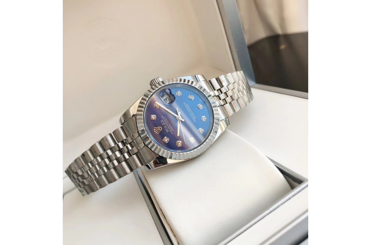 Rolex Datejust 36/28mm SS/SS Jub Blue/Dial