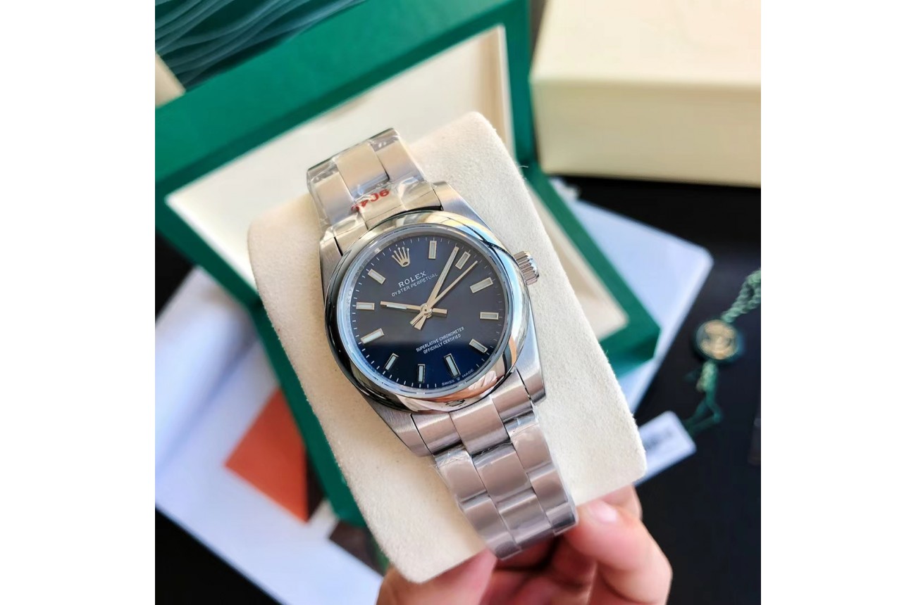 Rolex Oyster Perpetual 31/41mm SS/SS Blue/Stk
