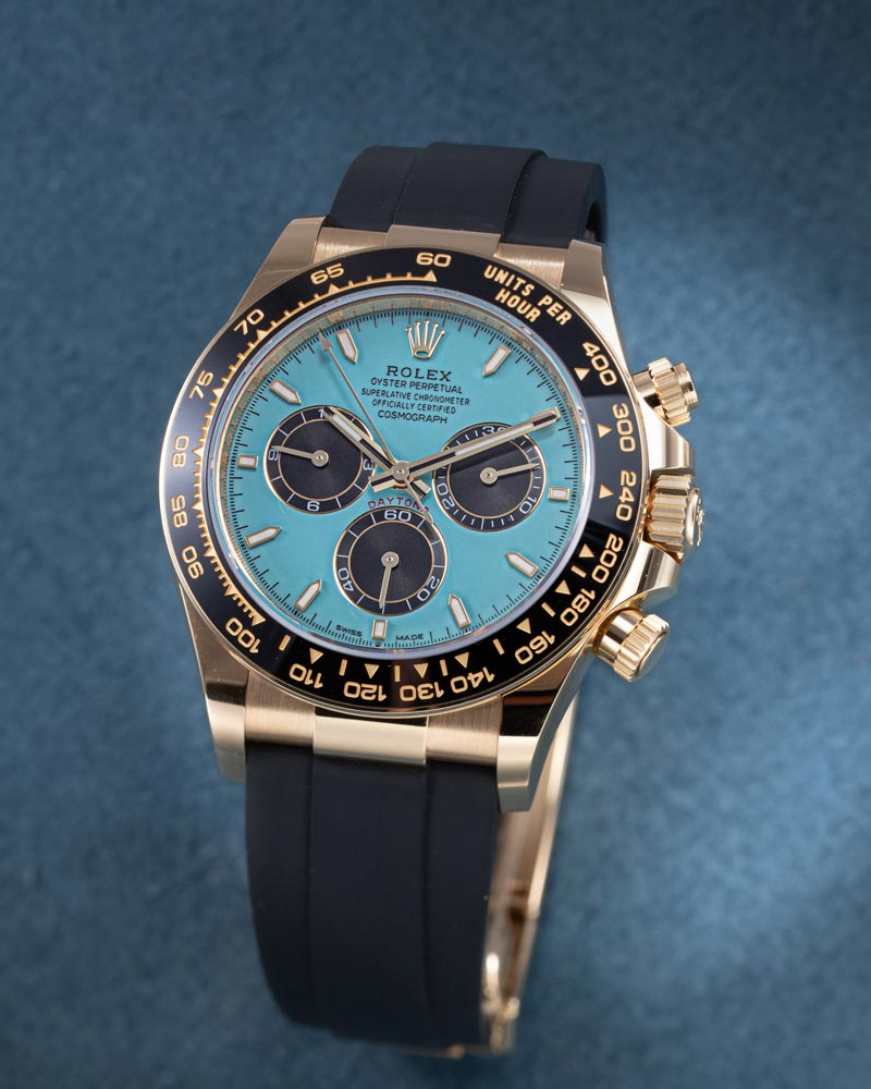 Rolex Cosmograph Daytona Turquoise Blue Dial 40 mm 126518ln-0014