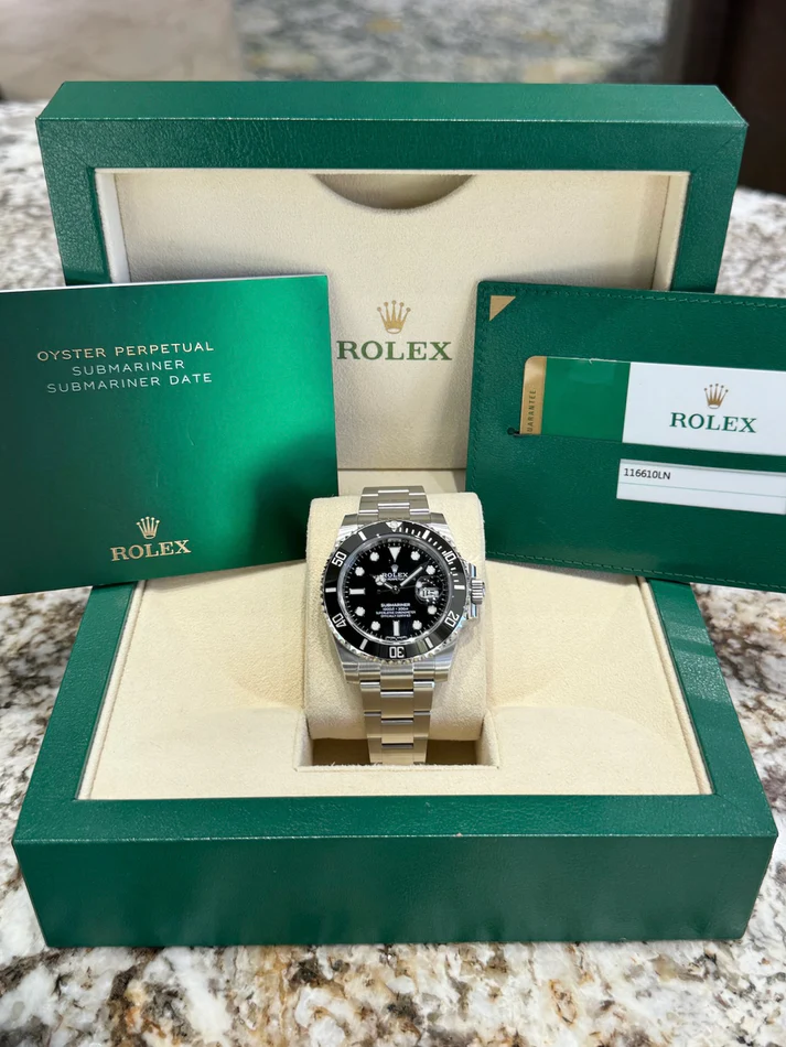 Rolex Submariner Date Black Dial Men's Watch 116610LN-0001