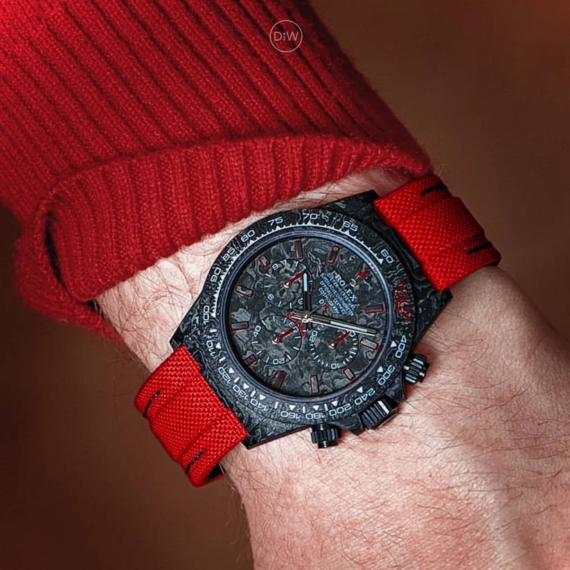 DiW Rolex Daytona “ALL CARBON RED EDITION