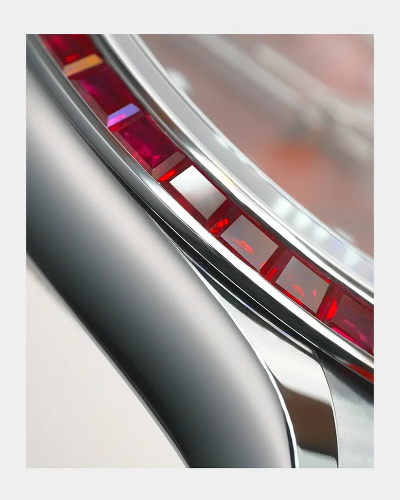 DiW Rolex Ruby Datejust 36mm Ladies Watch