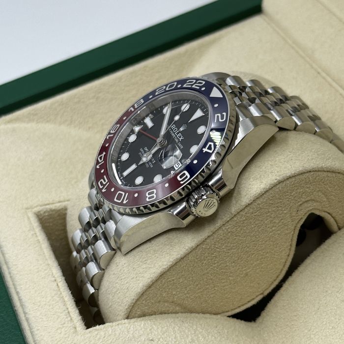 Rolex GMT Master ll Pepsi Bezel Jubilee Bracelet Men's Watch M126710BLRO-0001