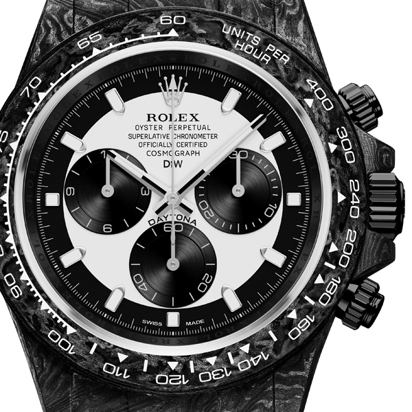 Daytona Dew Collection Carbon Cream 41 mm Premium Super Carbon Fiber Customized Edition Cos